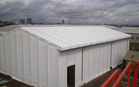 Weather Protection  - Temporary Buildings