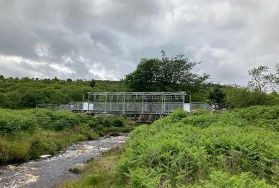 Temporary Footbridge: Grimwith Reservoir