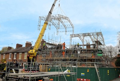 Temporary Roof: Stags Head
